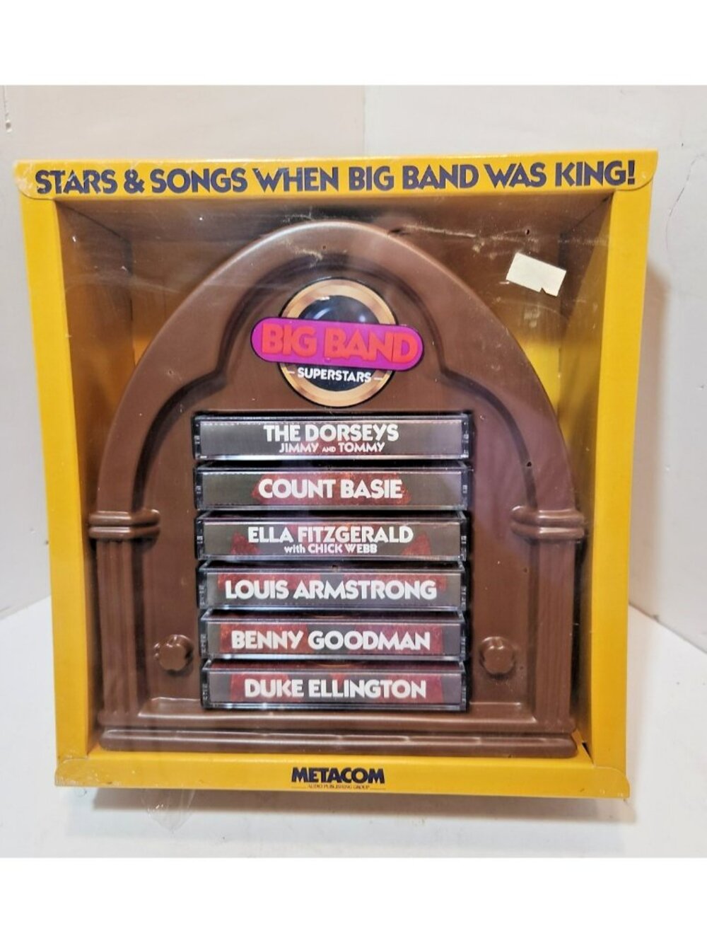 Vtg NIB Big Band Superstars On Cassette Fitzgerald Basie Armstrong Goodman ...
